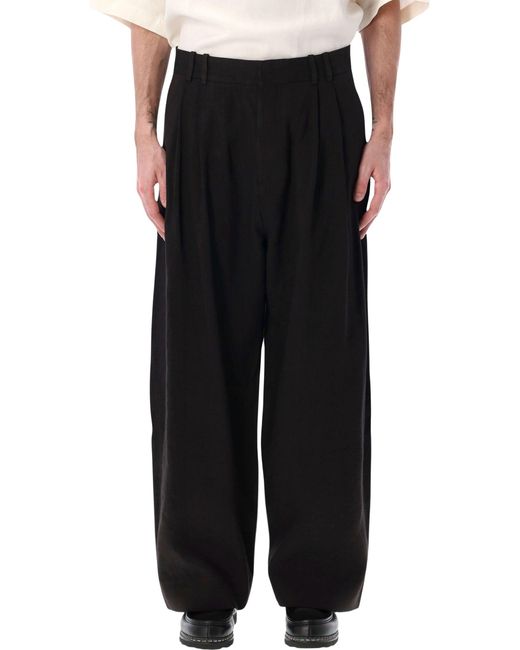 Studio Nicholson Black Line Pant Tailored Wool Trouser for men