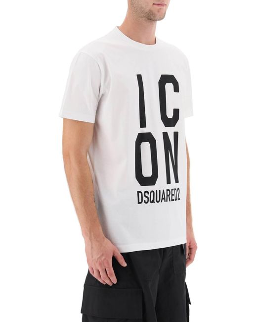 Icon T -Shirt DSquared² de hombre de color White