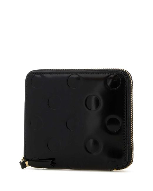 Comme des Garçons Black Polka Dots Embossed
