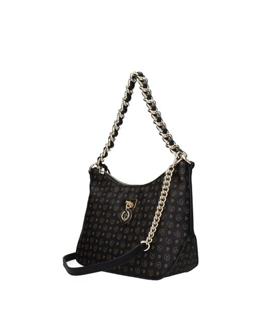 Pollini Black Shoulder Bags Pvc