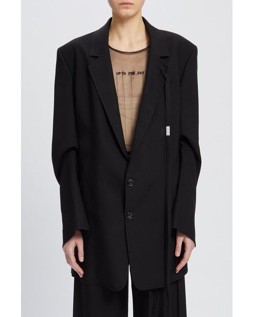 Ann Demeulemeester I'm Laat Je Hier Niet Mee Wegkomen. in het Black