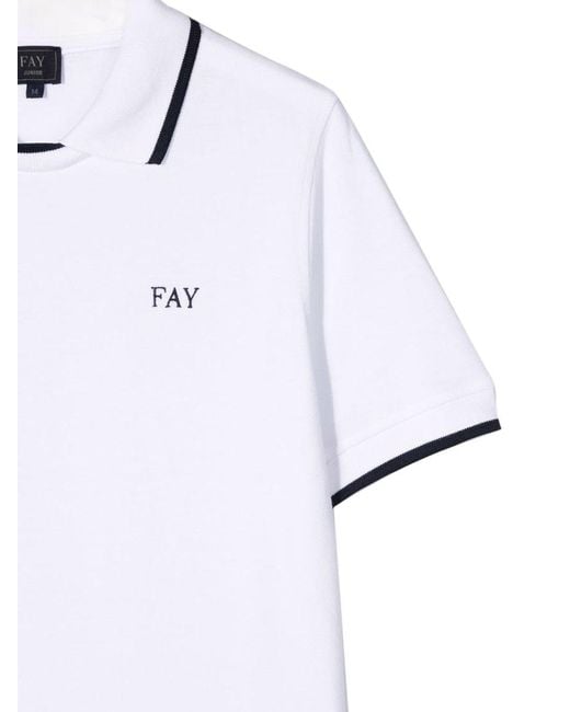 Fay White Polo