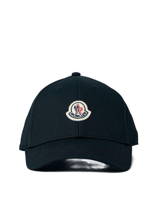Moncler Blue Logo Baseball Cap