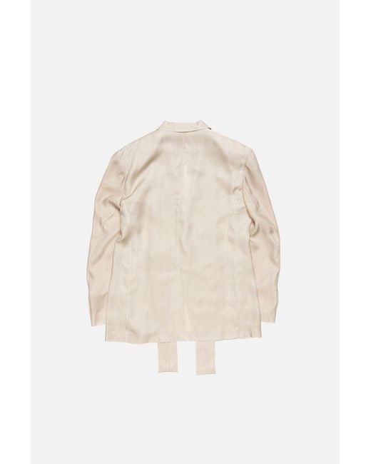 Acne White Rw Wn Suit000021 Suit Jackets