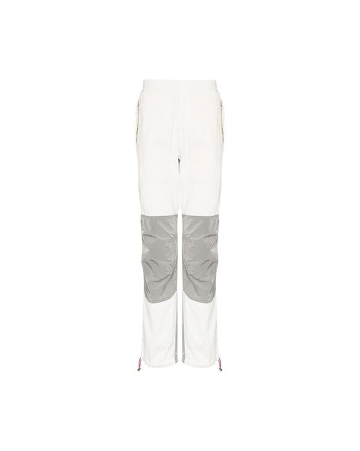 Moncler White 1952 Two Tone Track Pants for men