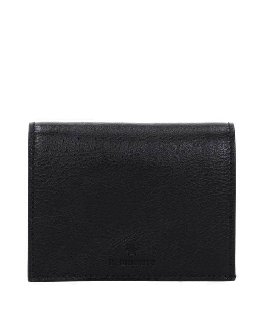 Il Bisonte Die Bison Wallets Frauen Leder schwarz in Black für Herren