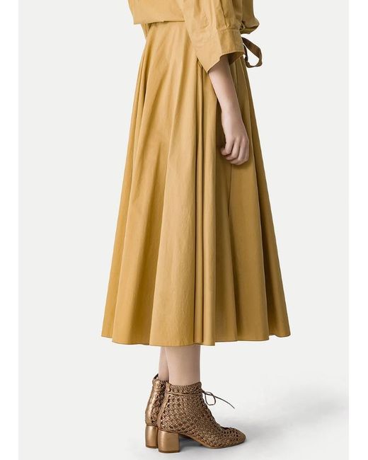 Forte_forte Natural Poplin Skirt