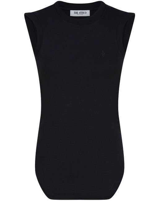 The Attico Black Tank Top