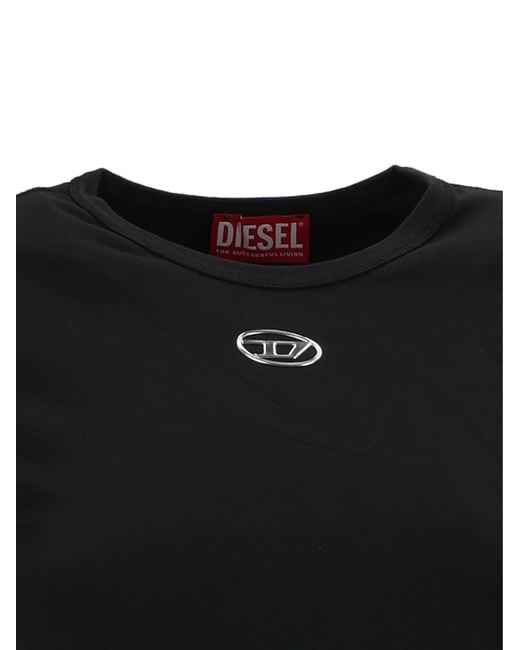 DIESEL Black T Uncutieslong Od Maglietta