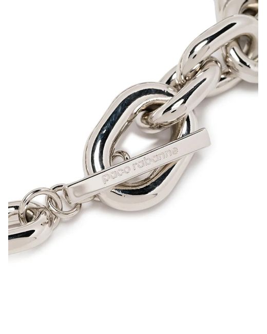 Rabanne Metallic Chain Necklace