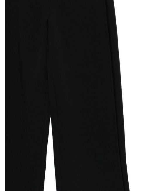 Emporio Armani Black Cotton Trousers