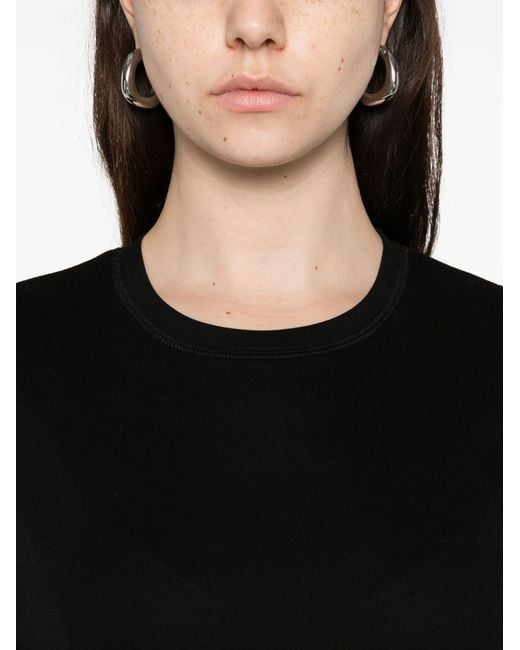 Herskind Black Cotton Crewneck Sweater