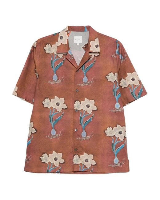 Paul Smith Multicolor Printed Shirt for men