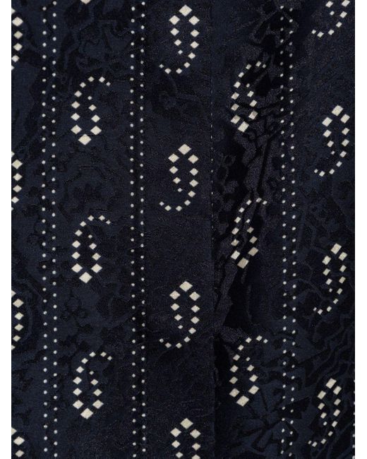 Tory Burch Overhemden ,Blauw ,Gestreept Overhemd in het Blue