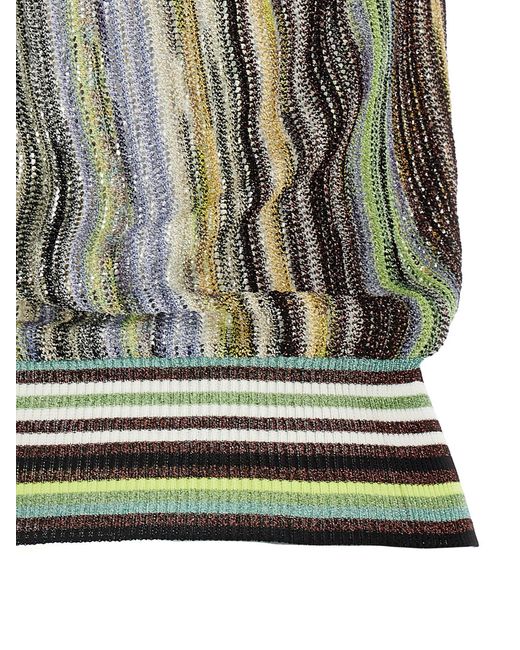 Missoni Gestreepte Lamé Top in het Green