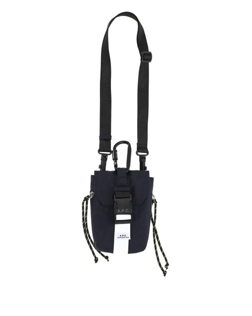 A.P.C. Trek Blue Nylon -Tasche für Herren