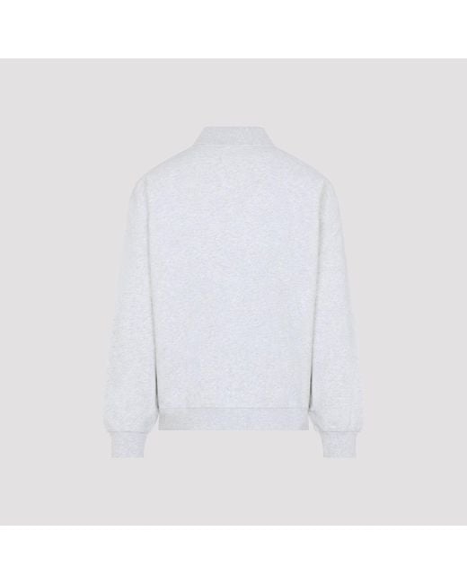 Carhartt Label Polosweater in het White