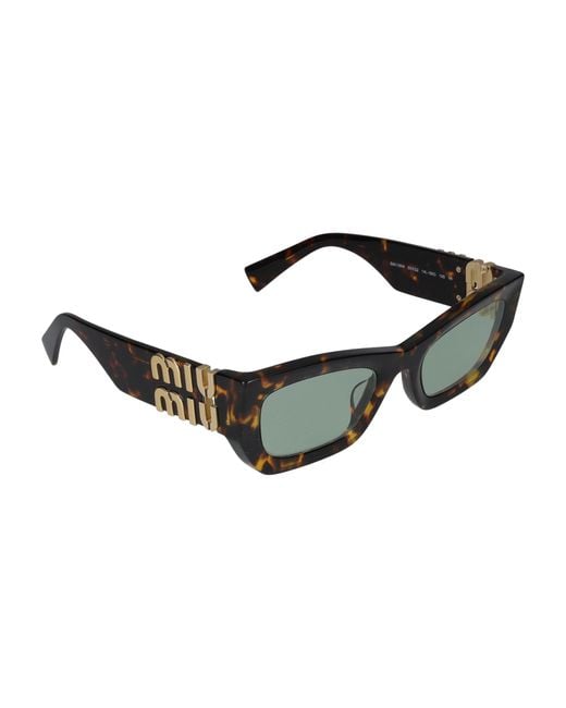 Miu Miu Green 0Mu 09Ws Sunglasses