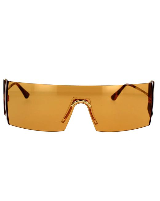 Retrosuperfuture Brown Pianeta Orange Sonnenbrille