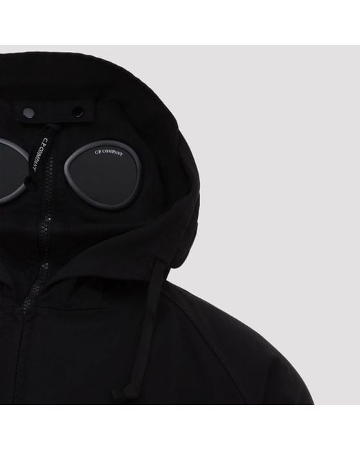 C P Company Black Twill Mixer Explorer Jacket