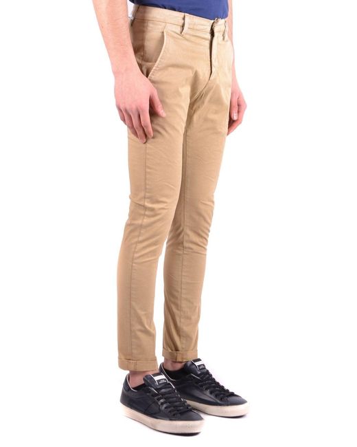 Dondup Broek Beige in het Natural voor heren