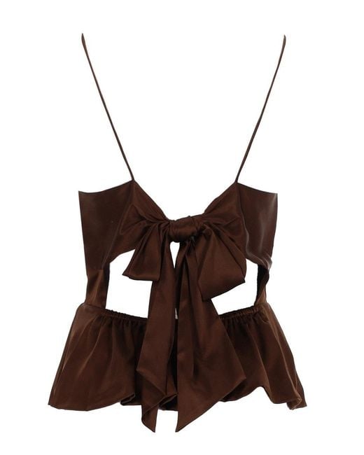 THE GARMENT Brown Top "Catia"