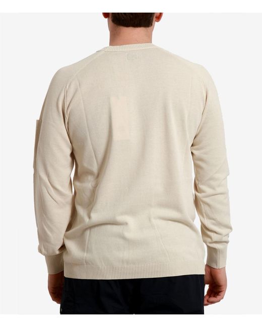 C P Company White Sweaters
