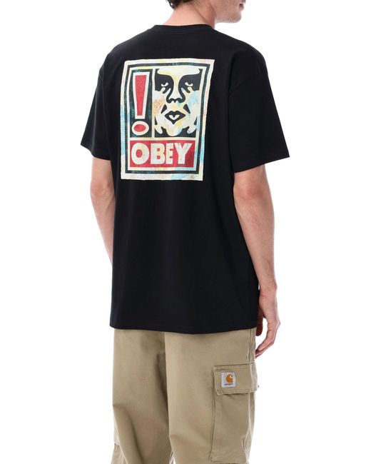 Obey Black T Shirts And Polos for men