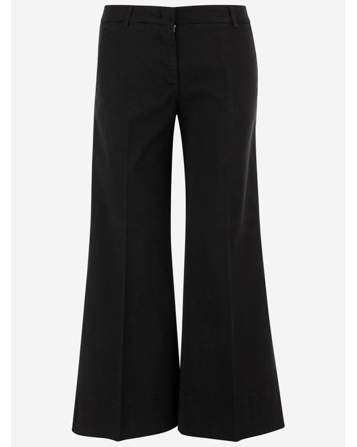 QL2 Donna Black Elegant Stretch Pants