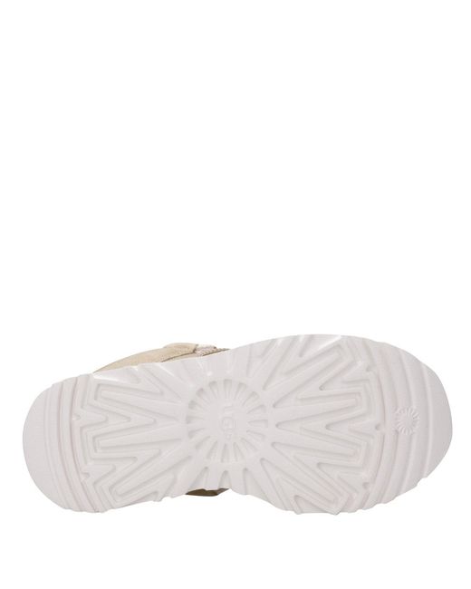 Ugg Natural Flache Schuhe Beige