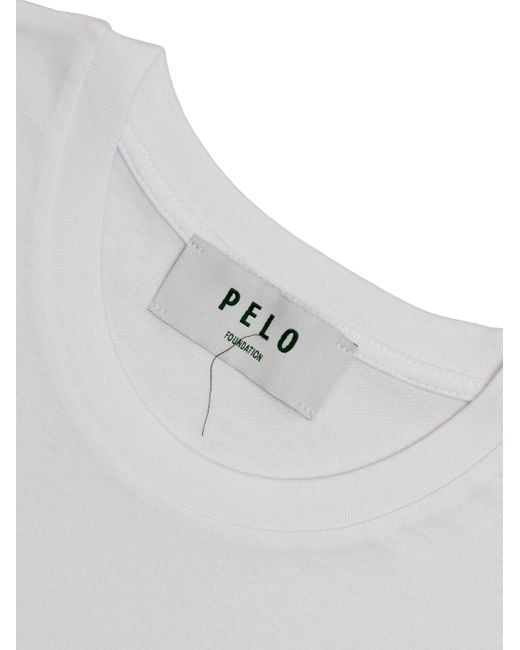 PELO FOUNDATION White Tshirt for men