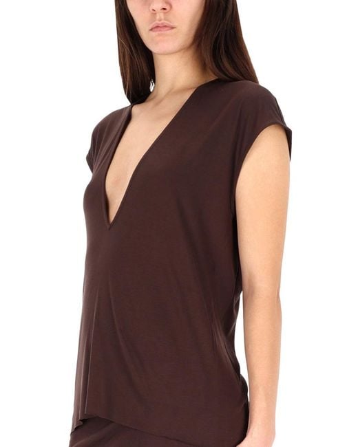 Rick Owens Red Tshirt Dylan