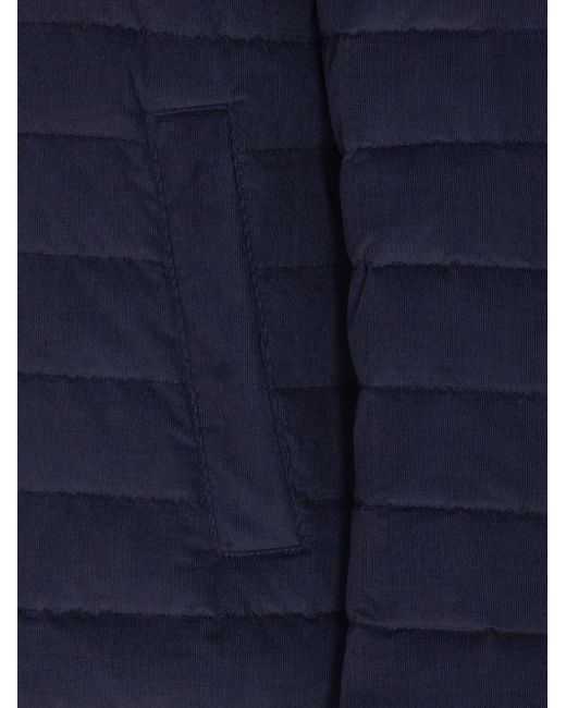 Herno Blue Short Down Jacket for men