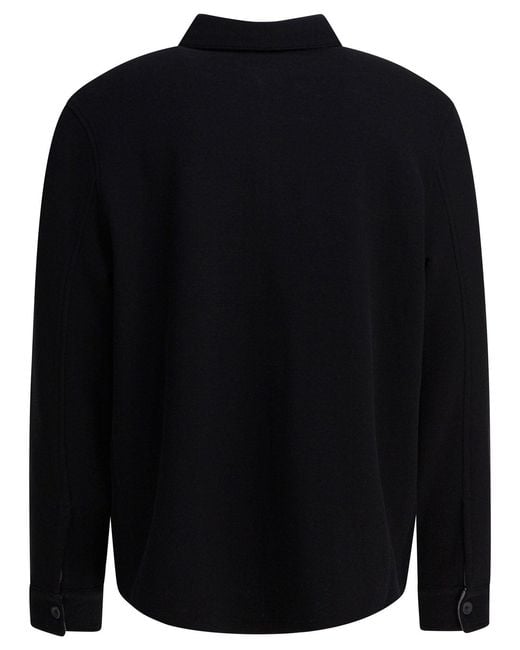 Vince Blue Cotton Overshirt Jacket