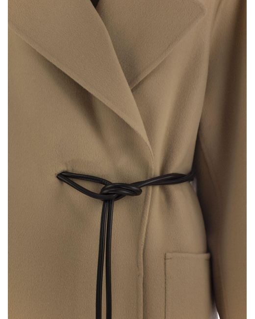 Sportmax Natural Abate Double Dressing Gown Coat