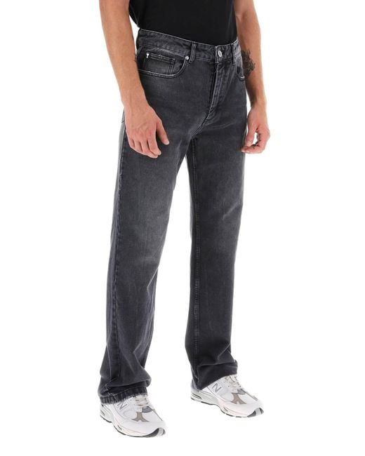 Lose Jeans mit geradem Schnitt AMI de hombre de color Blue