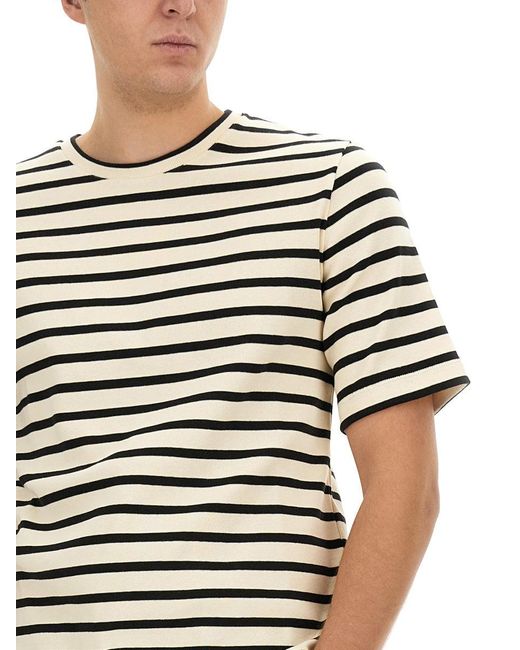 Jil Sander Multicolor Striped T Shirt