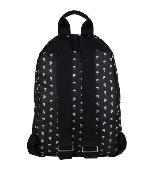 Palm Angels Black Backpack for men