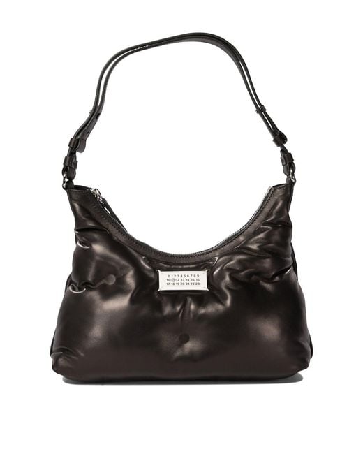 Maison Margiela Black Glam Slam Leather Shoulder Bag