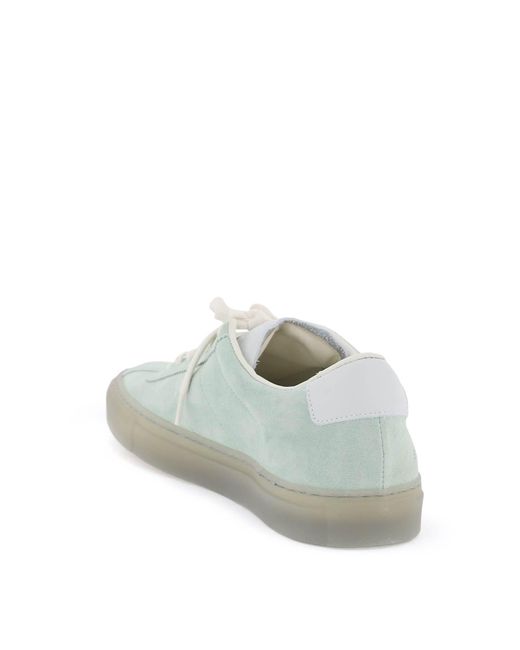 Projets communs baskets en cuir en daim pour hommes Common Projects en coloris Green