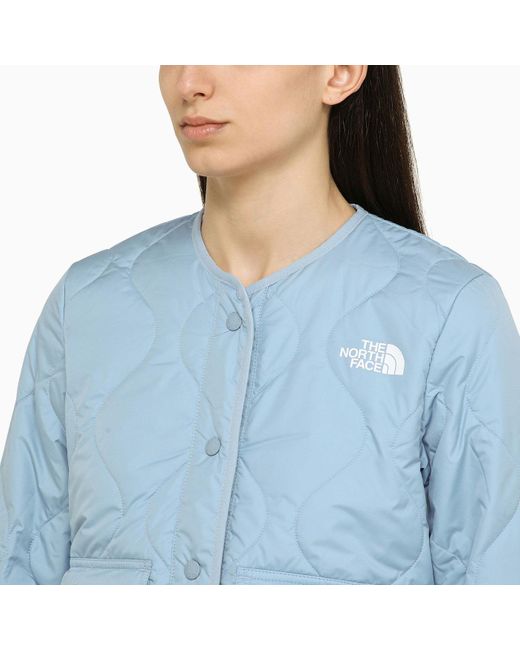 The North Face Blue Light Padded Jacket With Logo