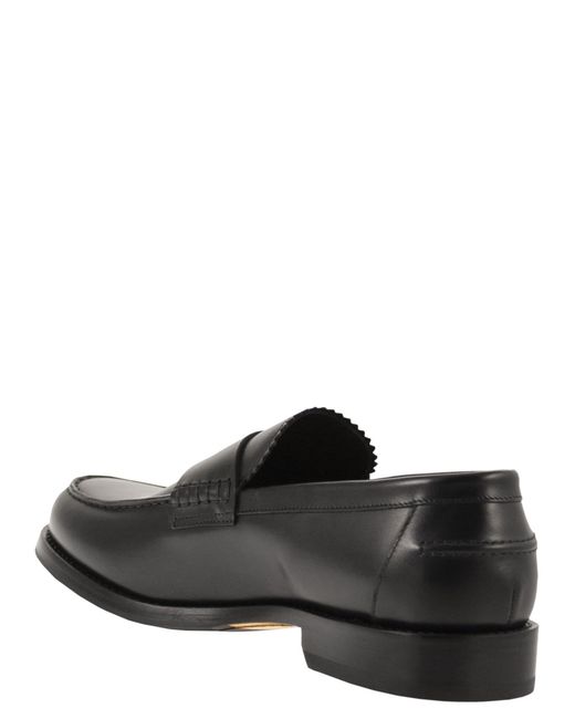 Doucal's Black Penny for men