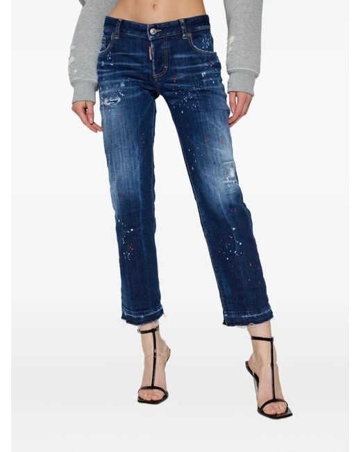 DSquared² Blue Pants 5 Pockets