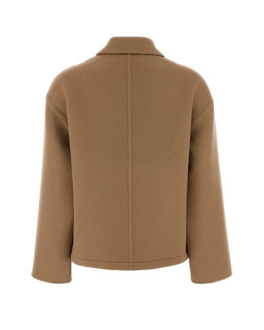 Gucci Brown Solid Jacket