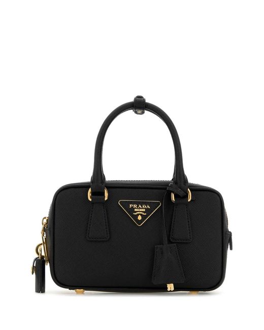 Prada Black Leather Handbag
