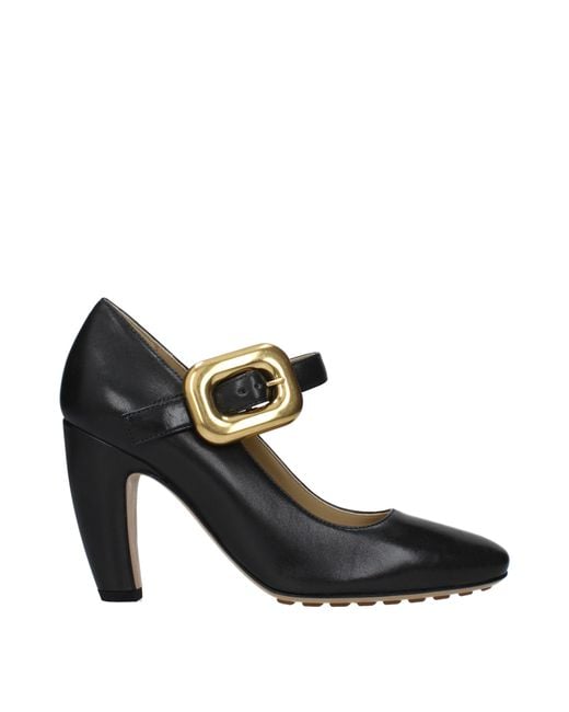 Bottega Veneta Black Décolleté Donna Pelle Nero