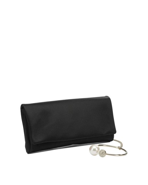 Jimmy Choo Black "Xandra" Clutch Bag