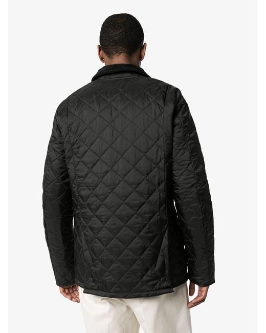 Barbour Black Heritage Liddesdale Quilt for men