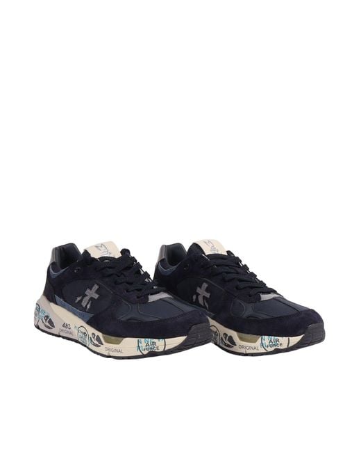 Premiata Blue Sneakers Mase