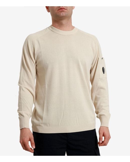 C P Company White Sweaters